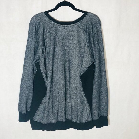 Jachs new york long sleeve sweatshirt  gray black cotton blend xxl READ - Picture 9 of 12